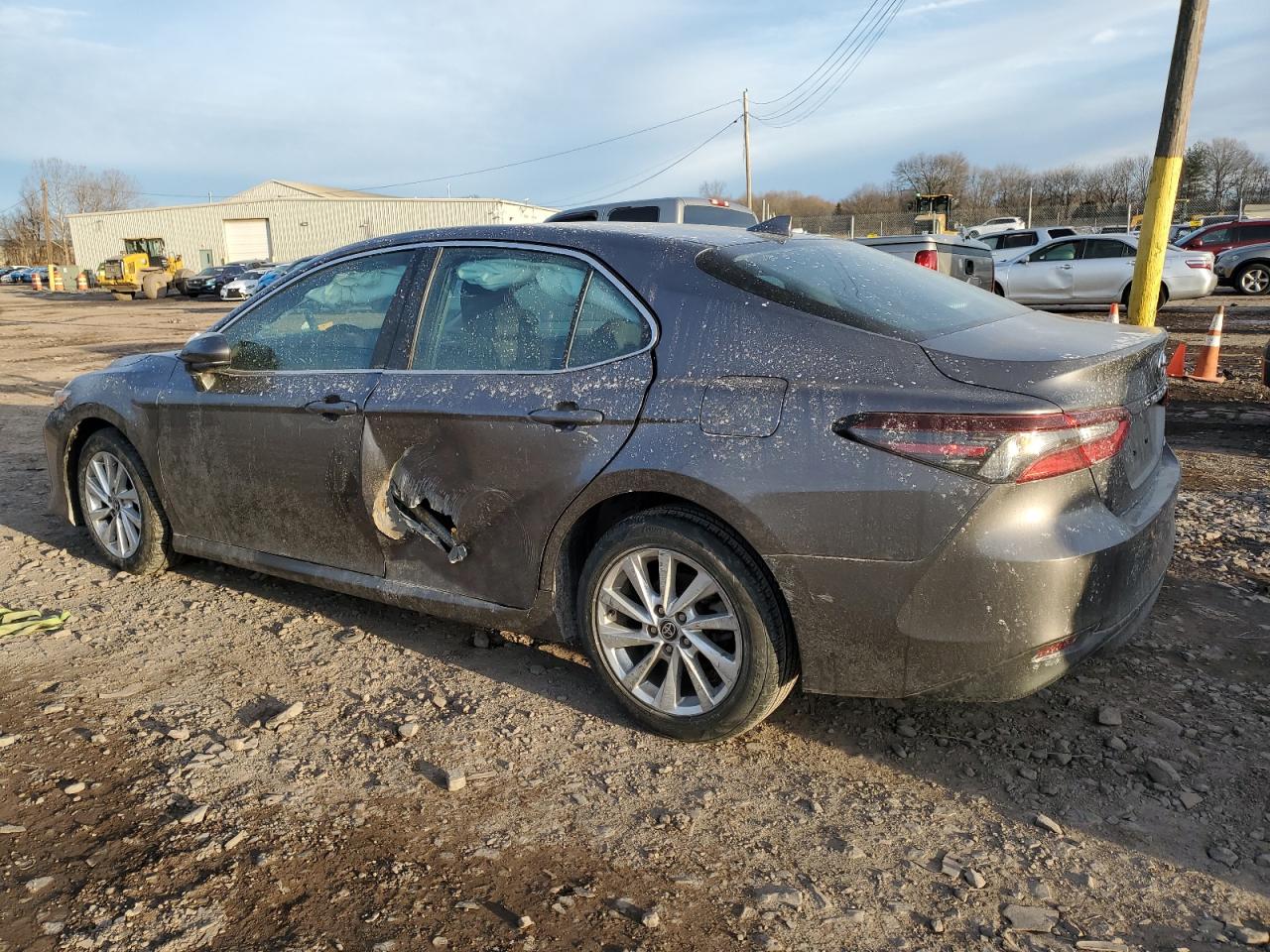 2023 Toyota Camry VIN 4T1C11AK0PU158563 Copart auction photo, side / rear end damage thumbnail 2