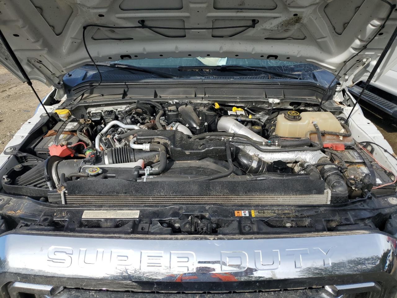 2016 Ford F350 VIN 1FT8W3BT3GEA42265 Copart auction photo, front end / undercarriage damage thumbnail 13