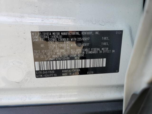 2024 Toyota RAV 4 VIN 4T3MWRFV7RU130499 Copart auction photo, front end damage thumbnail 13