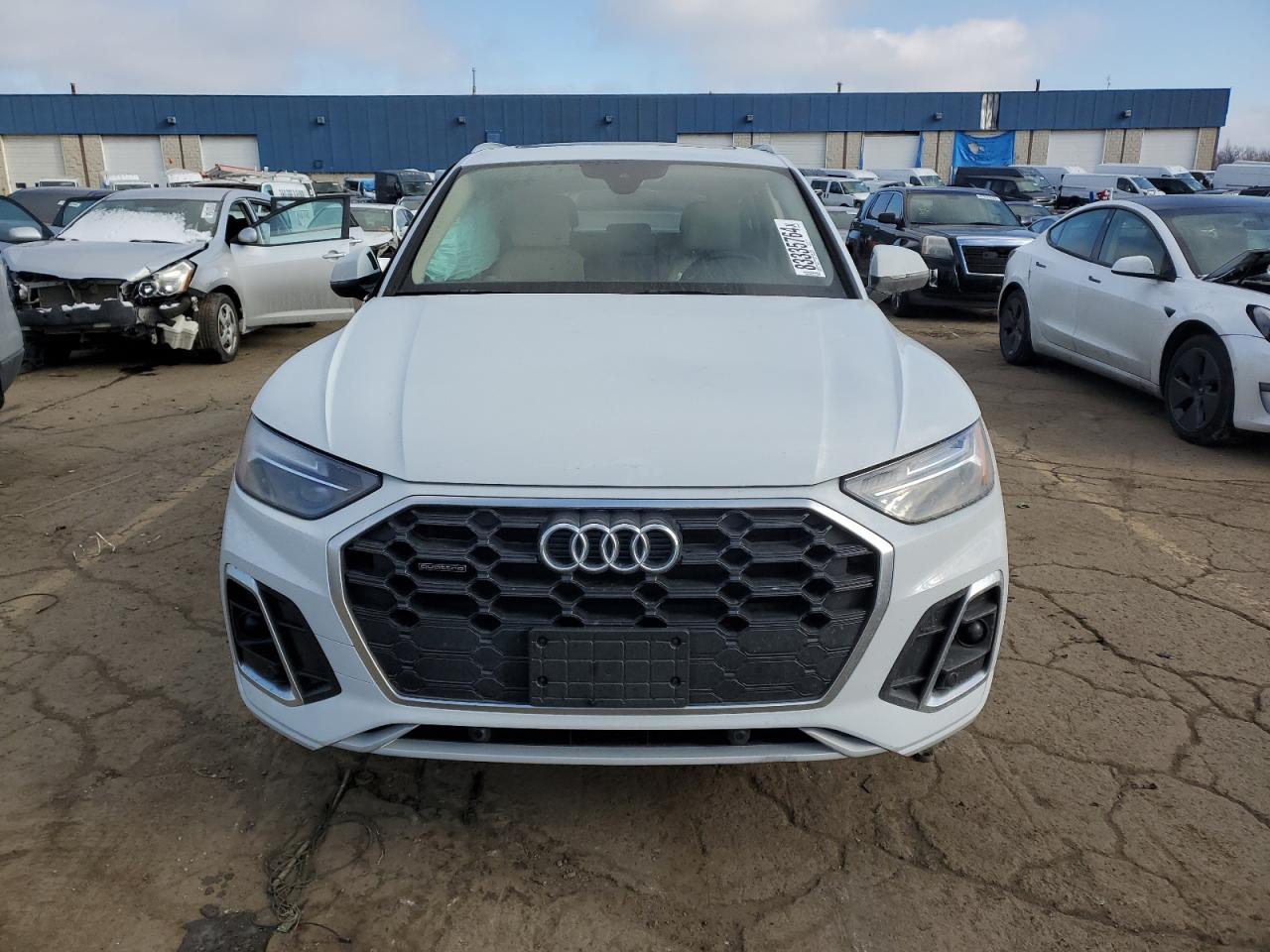 2023 Audi Q5 VIN WA1GAAFY7P2100023 Copart auction photo, side damage thumbnail 5