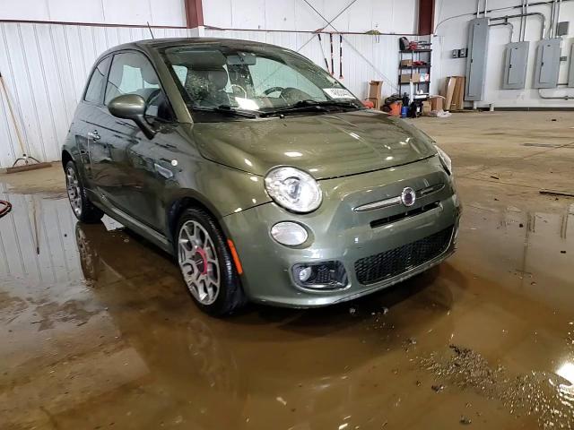 2012 Fiat 500 VIN 3C3CFFBR3CT280714 Copart auction photo, front end damage thumbnail 13