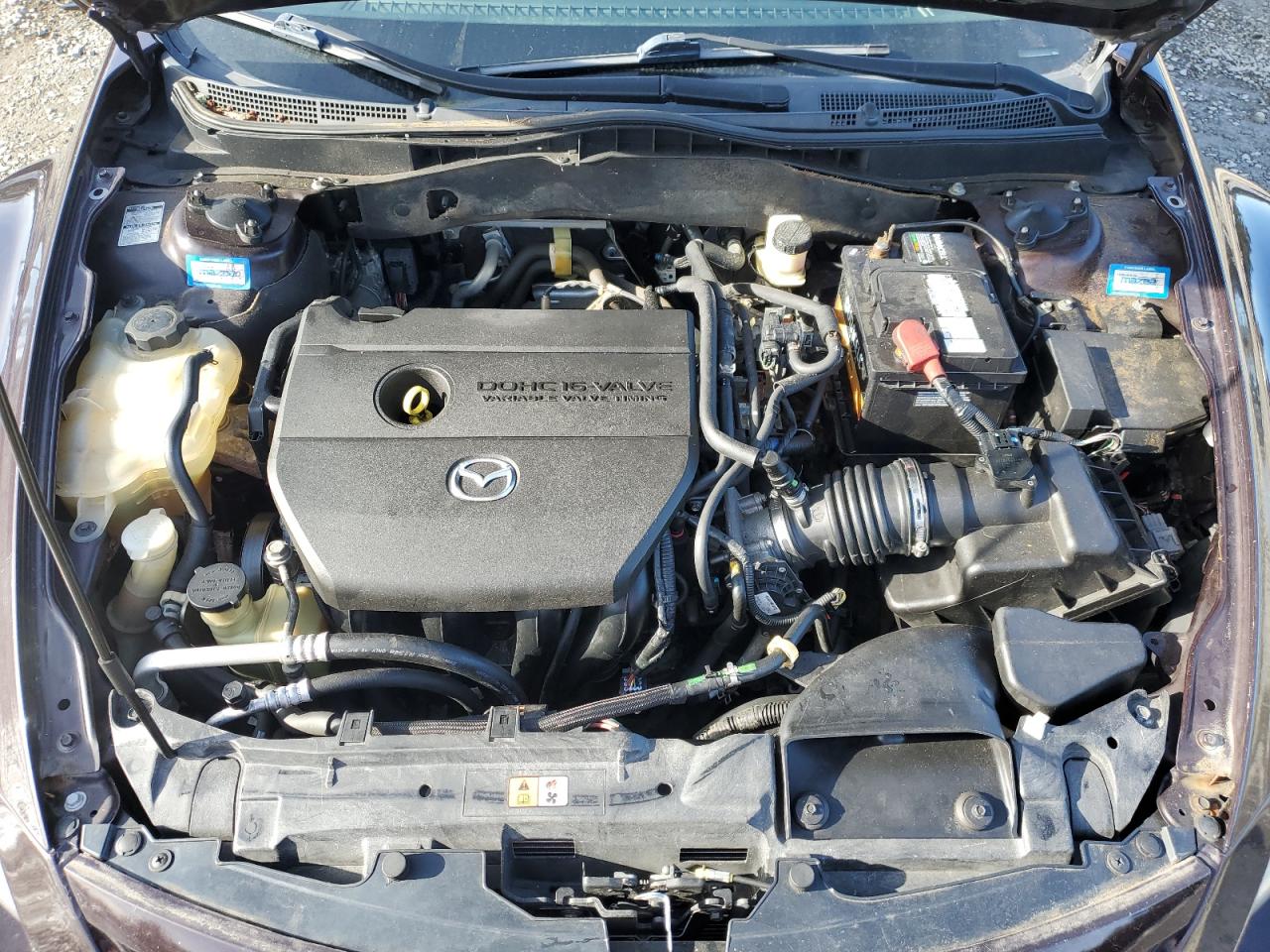 2010 Mazda 6 VIN 1YVHZ8BH4A5M04377 Copart auction photo, side / rear end damage thumbnail 11