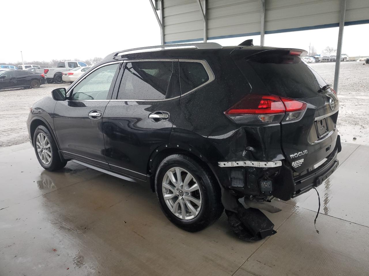 2018 Nissan Rogue VIN 5N1AT2MT5JC811963 Copart auction photo, rear end / side damage thumbnail 2
