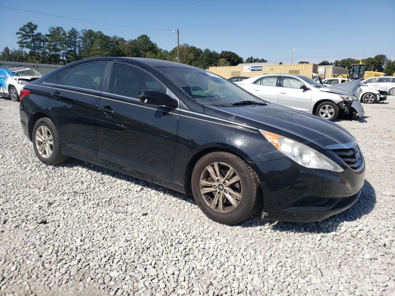 2012 Hyundai Sonata VIN 5NPEB4AC5CH453960 Copart auction photo, front end / side damage thumbnail 4