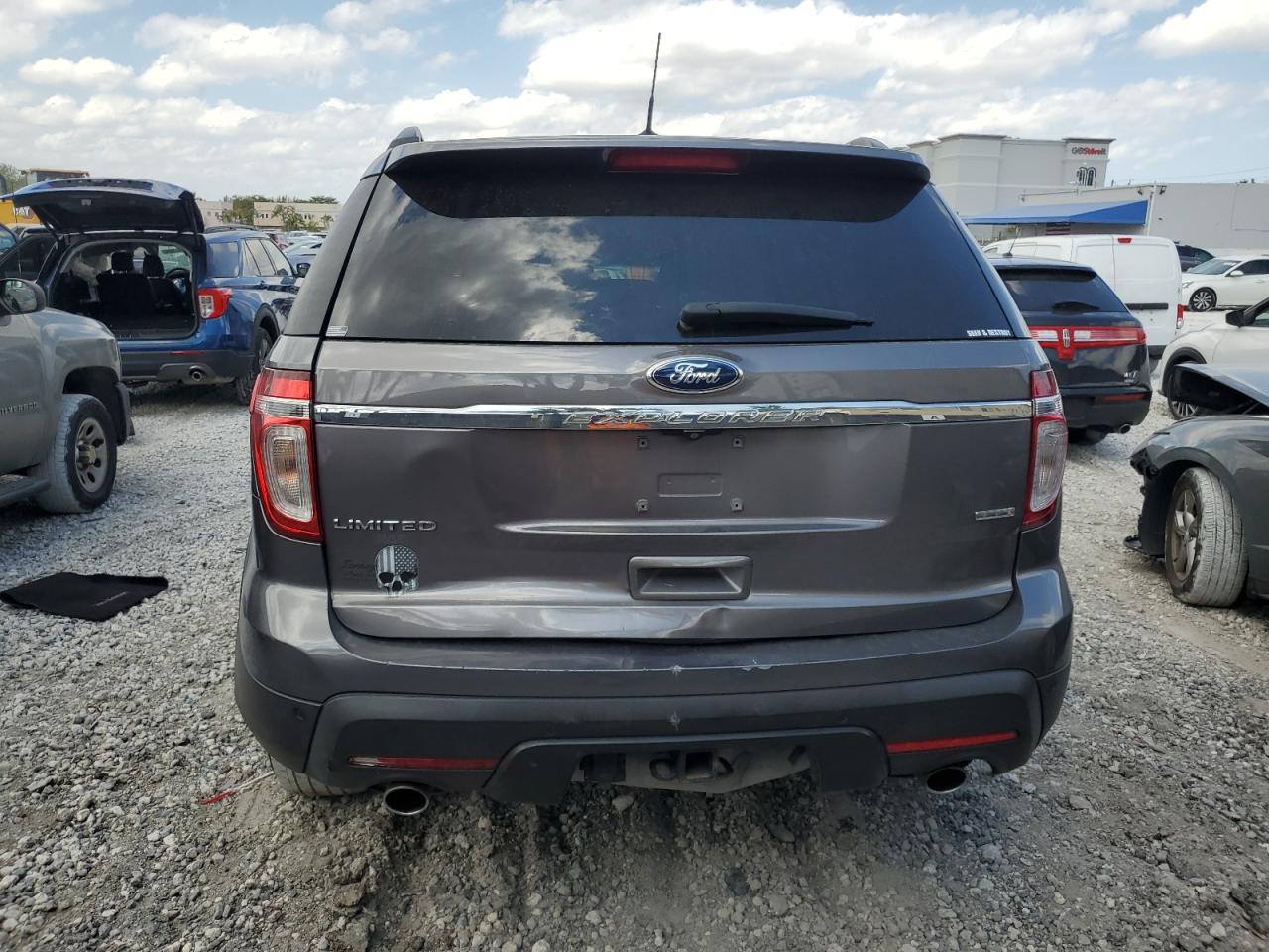 2014 Ford Explorer VIN 1FM5K8F84EGA26042 Copart auction photo, rear end damage thumbnail 6