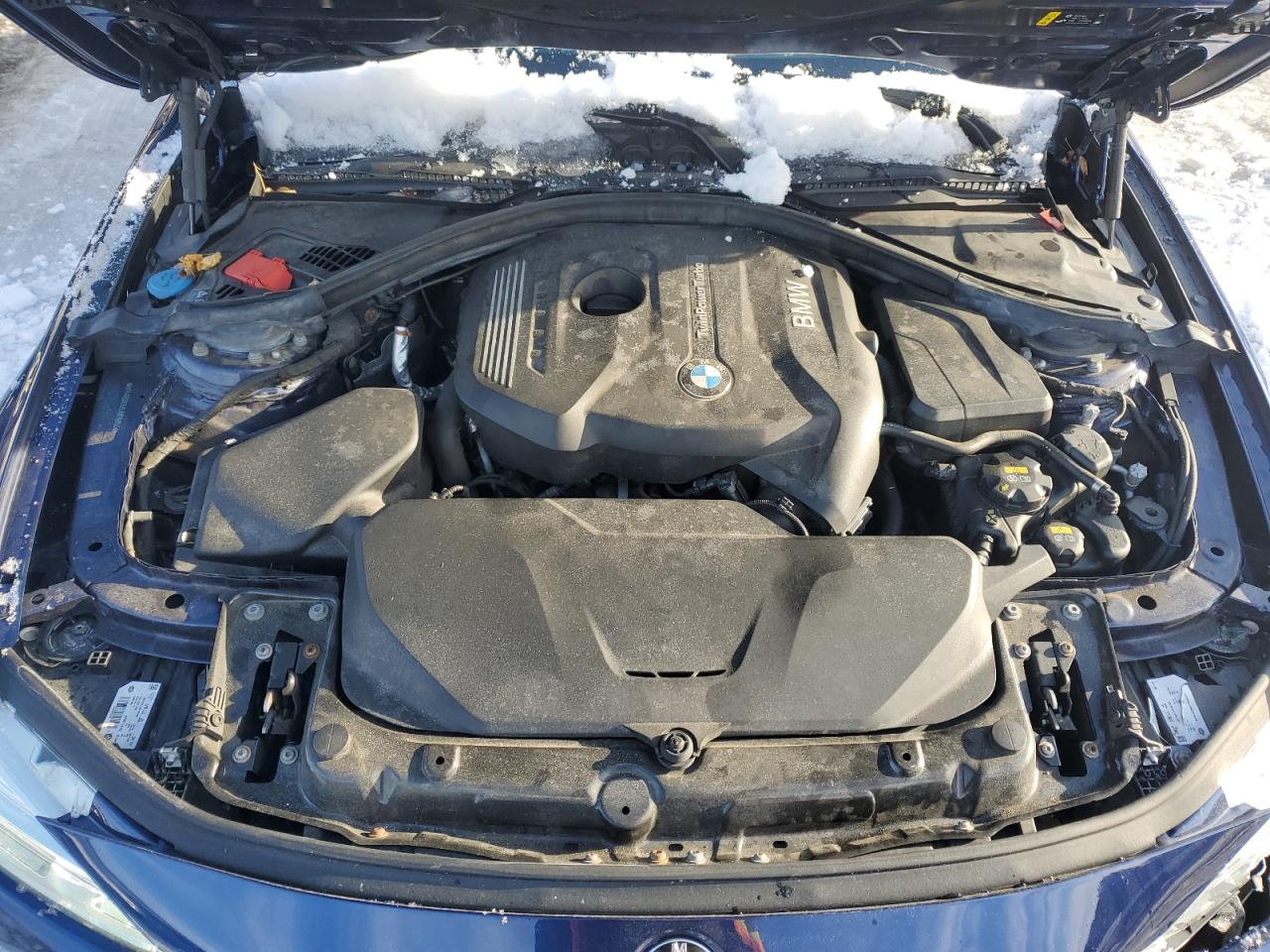 2018 BMW 3er VIN WBA8D9C56JA615650 Copart auction photo, front end / undercarriage damage thumbnail 11
