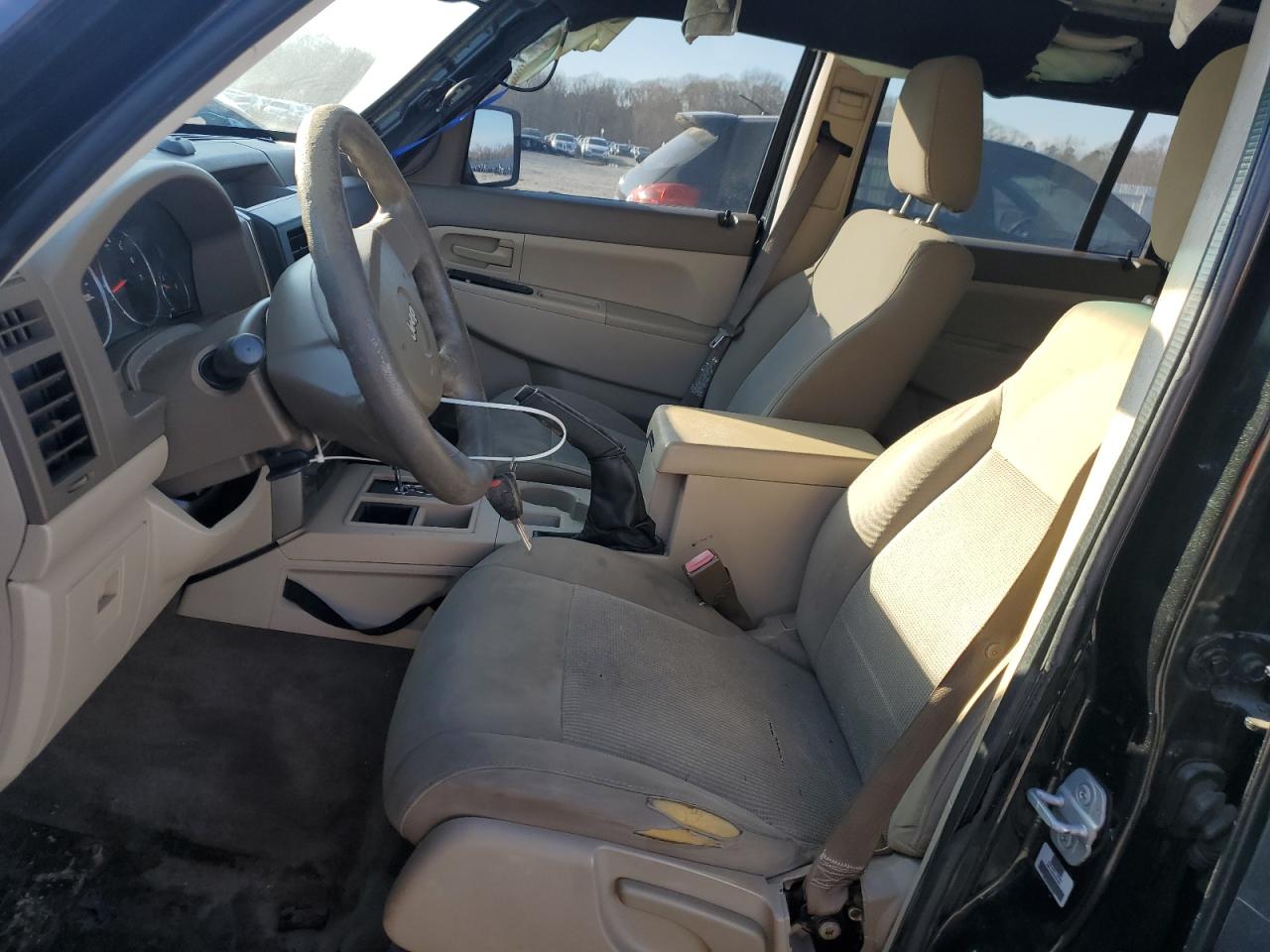 2008 Jeep Liberty (North America) VIN 1J8GP28KX8W207928 Copart auction photo, rear end damage thumbnail 7