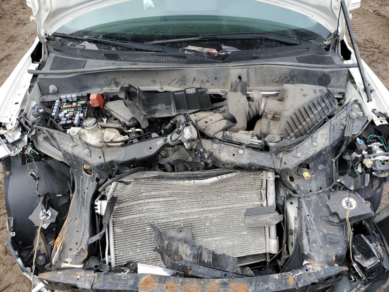 2015 GMC Acadia VIN 1GKKVRKD5FJ131527 Copart auction photo, front end / side damage thumbnail 12