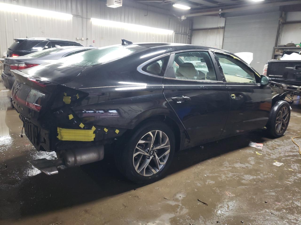 2020 Hyundai Sonata VIN 5NPEF4JA0LH012501 Copart auction photo, undercarriage damage thumbnail 3