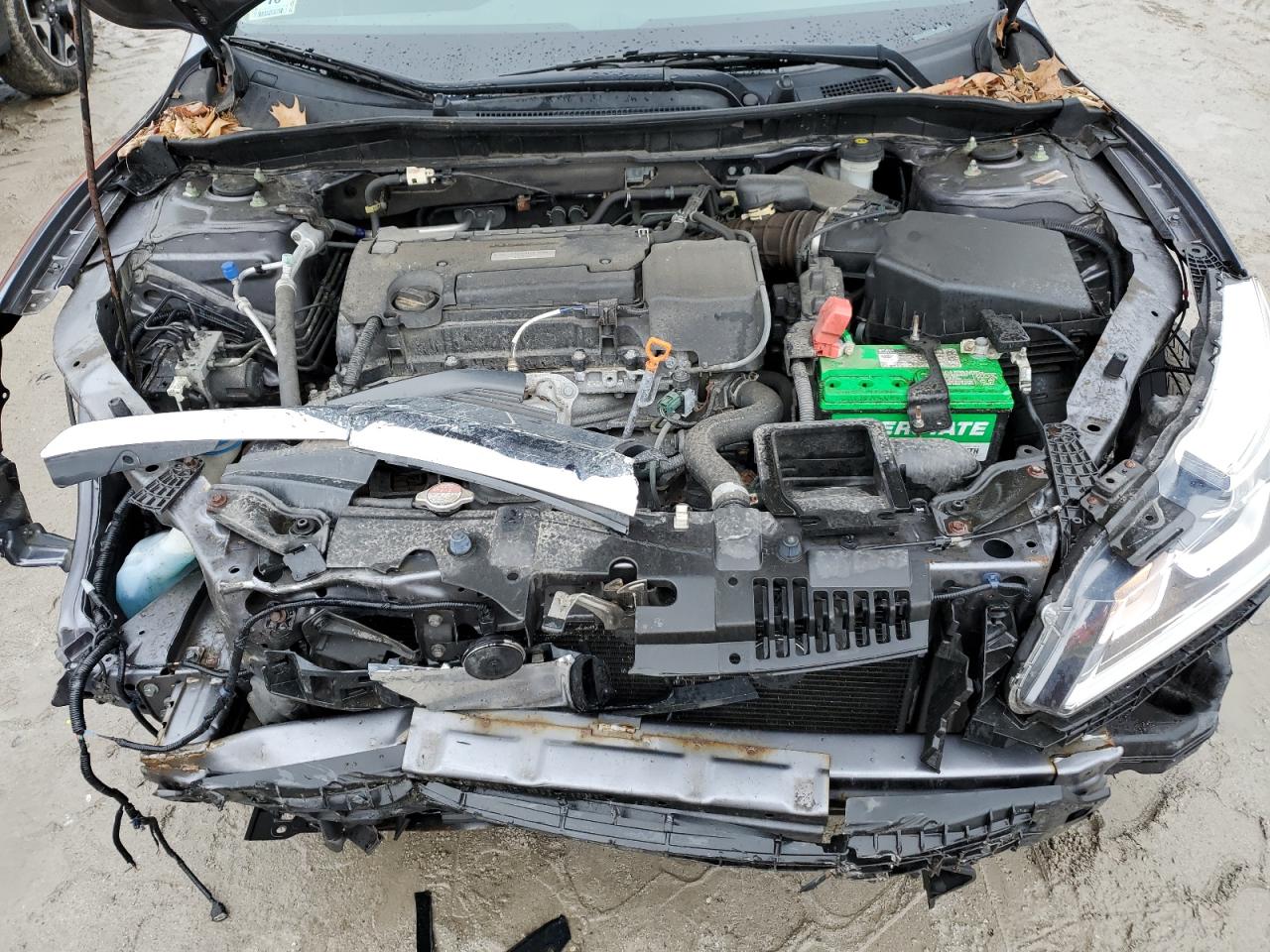 2016 Honda Accord VIN 1HGCR2F35GA077579 Copart auction photo, front end damage thumbnail 11