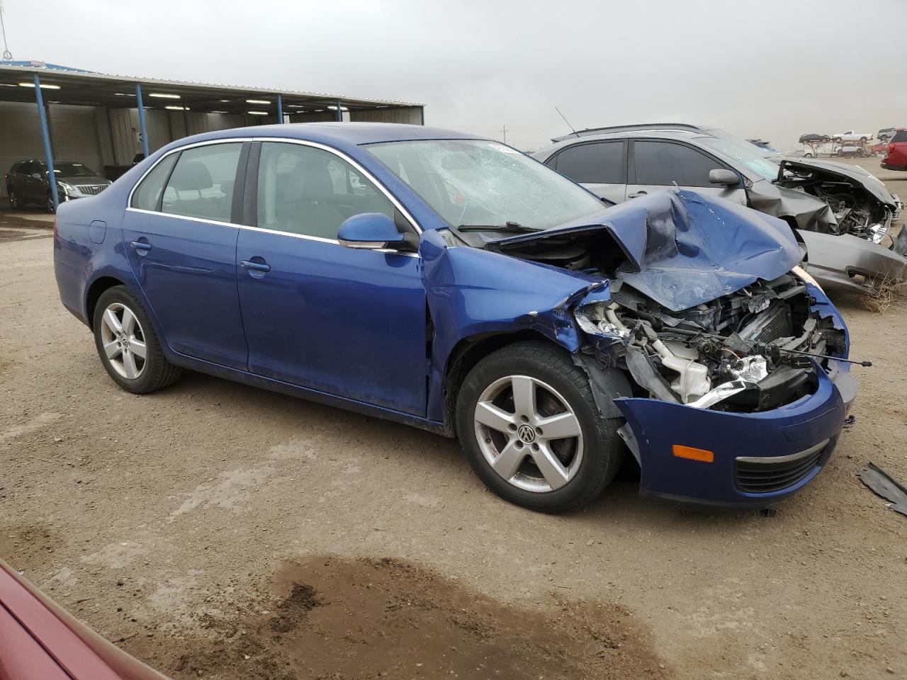 2009 Volkswagen Jetta VIN 3VWRM71K49M123182 Copart auction photo, front end damage thumbnail 4