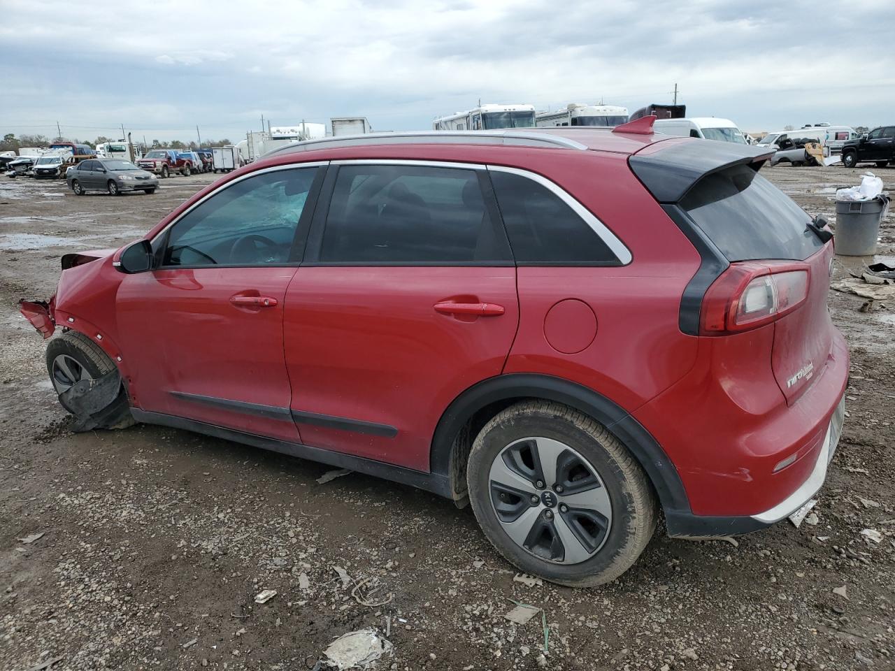 2017 KIA Niro VIN KNDCC3LCXH5047255 Copart auction photo, front end / minor dent/scratches damage thumbnail 2