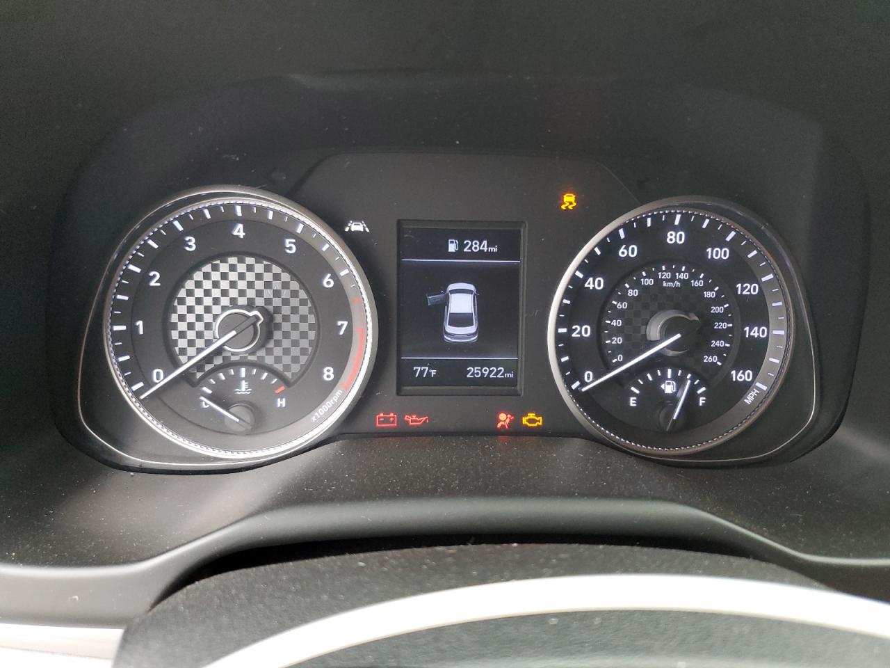 2020 Hyundai Elantra VIN KMHD74LF1LU105501 Copart auction photo, front end damage thumbnail 9