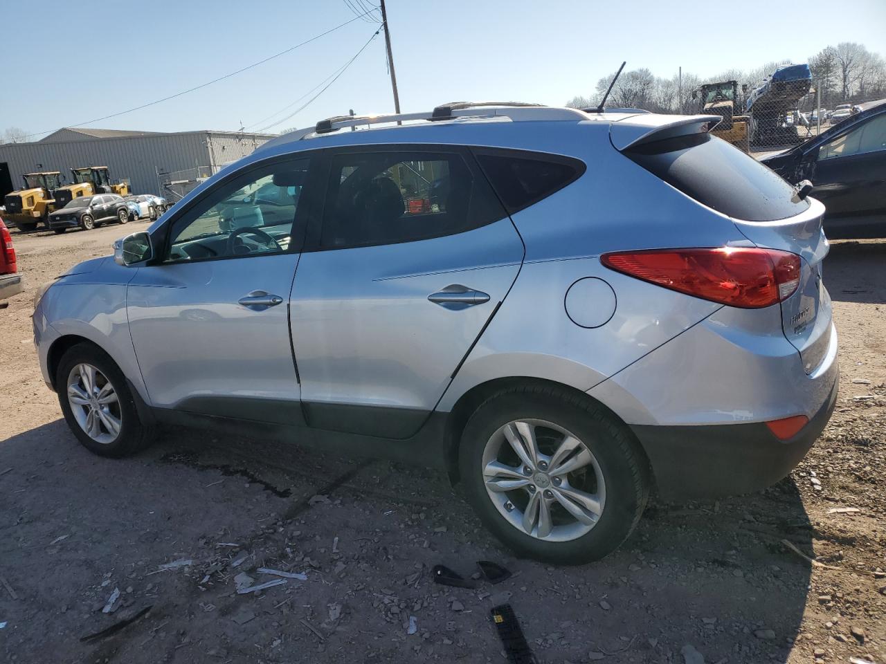 2013 Hyundai Tucson VIN KM8JU3AC7DU656323 Copart auction photo, side damage thumbnail 2
