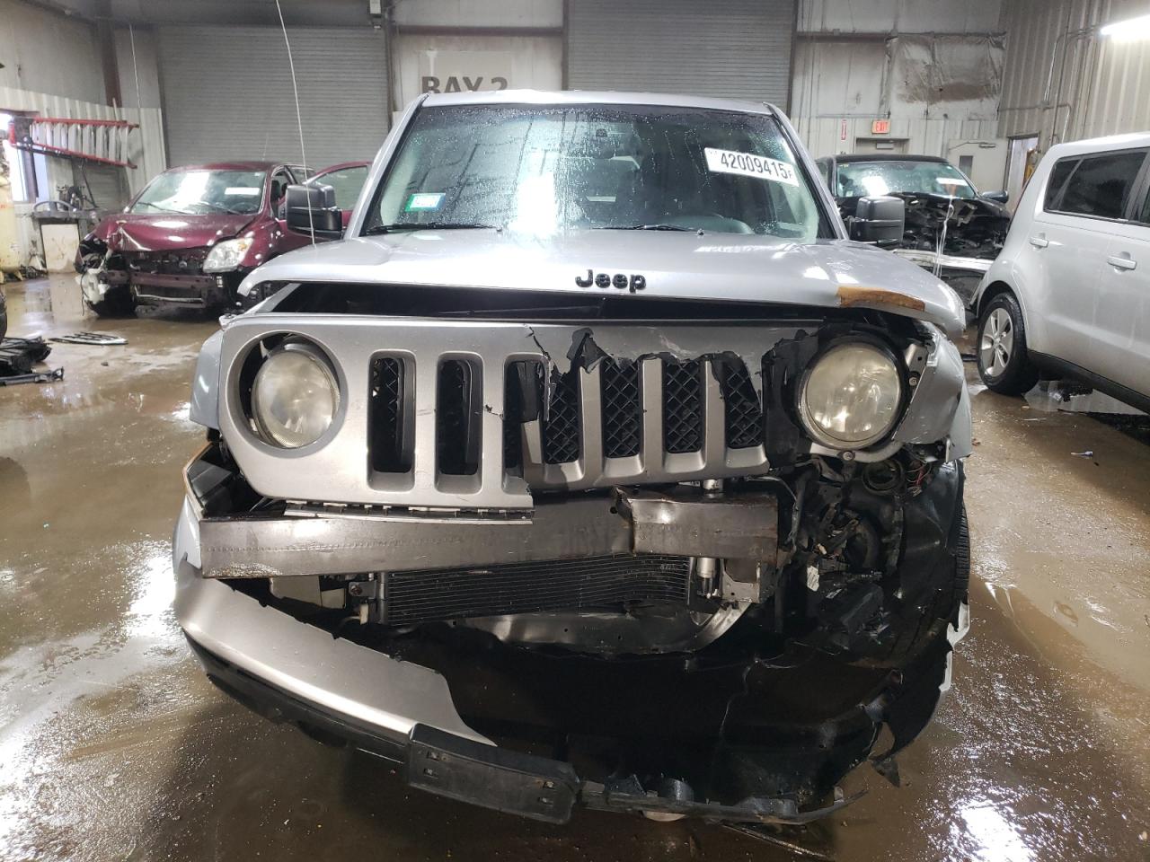 2015 Jeep Liberty (Patriot) VIN 1C4NJPBAXFD264877 Copart auction photo, front end damage thumbnail 5
