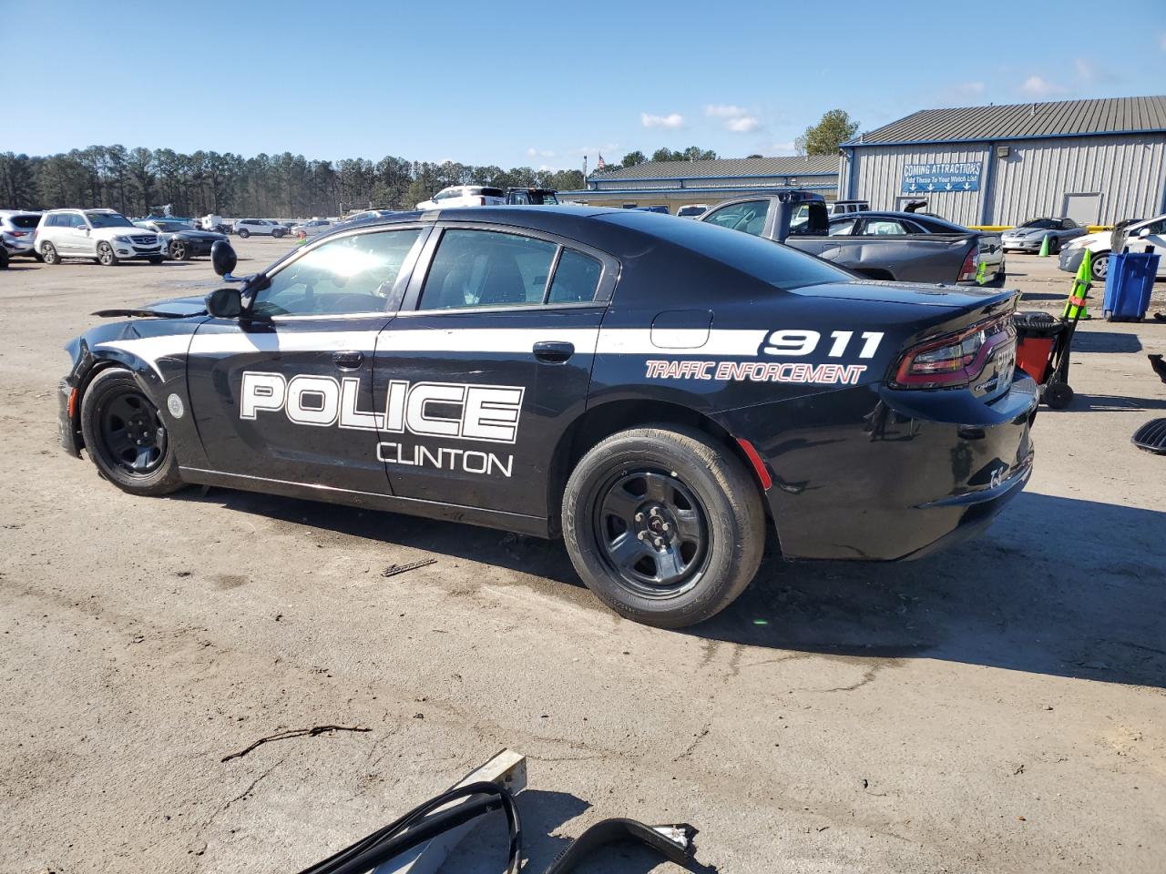 2017 Dodge Charger VIN 2C3CDXAGXHH657115 Copart auction photo, front end / side damage thumbnail 2