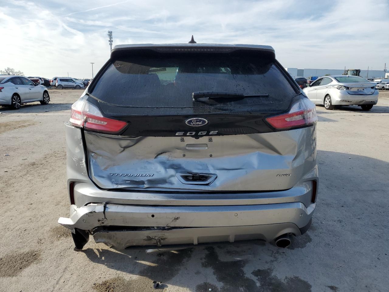 2022 Ford Edge VIN 2FMPK4K91NBA76470 Copart auction photo, rear end damage thumbnail 6