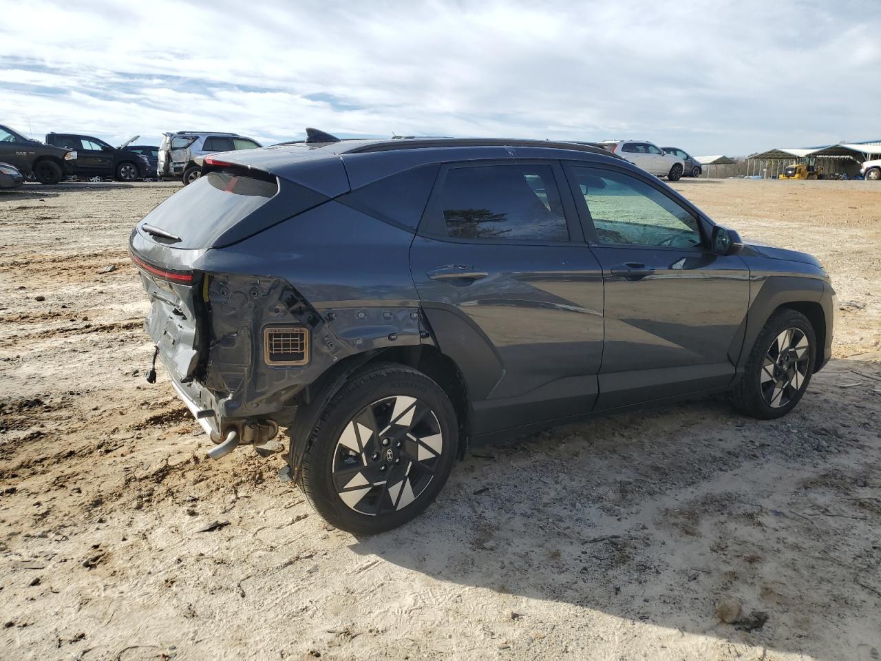 2024 Hyundai Kona VIN KM8HB3AB4RU117547 Copart auction photo, rear end damage thumbnail 3