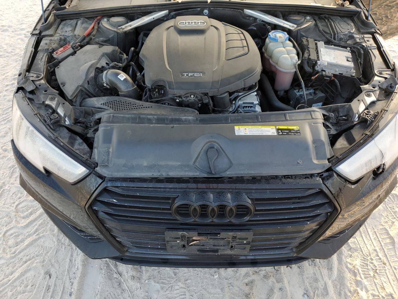 2018 Audi A4 VIN WAUKMAF48JA040025 Copart auction photo, side damage thumbnail 13