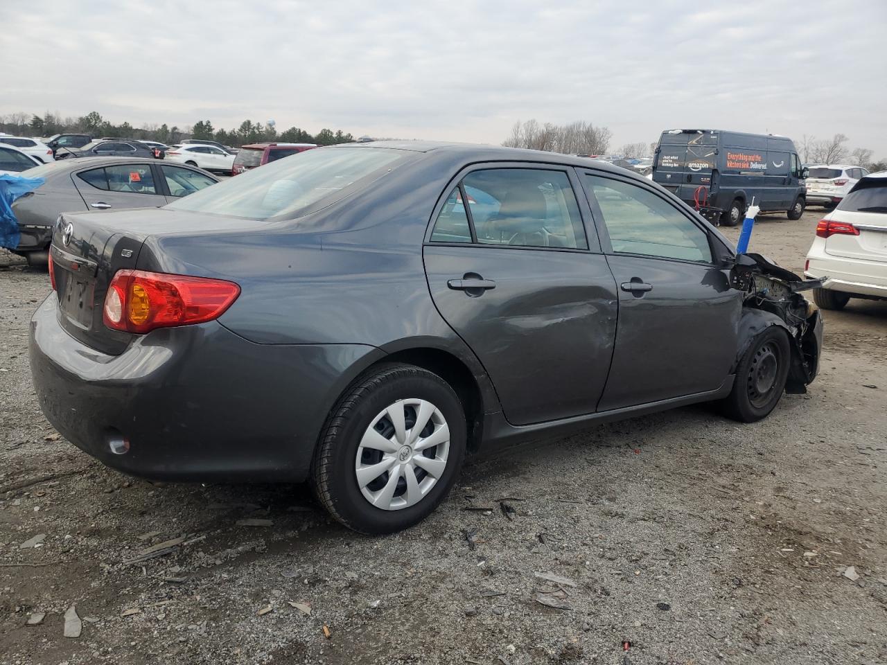 2010 Toyota Corolla VIN 2T1BU4EE4AC238160 Copart auction photo, front end / side damage thumbnail 3