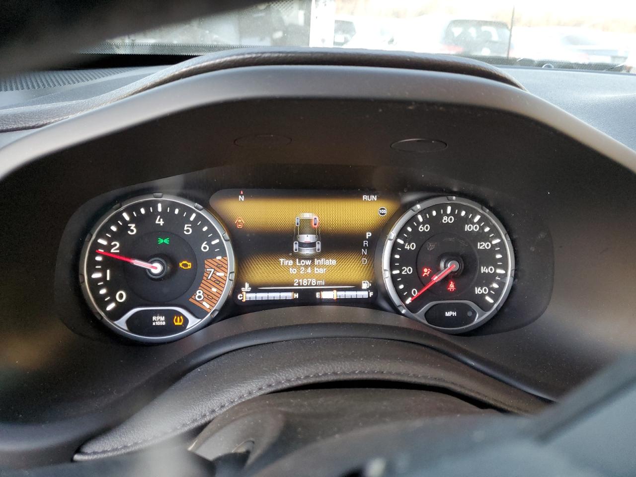 2021 Jeep Renegade VIN ZACNJDBB1MPM97520 Copart auction photo, side / front end damage thumbnail 9