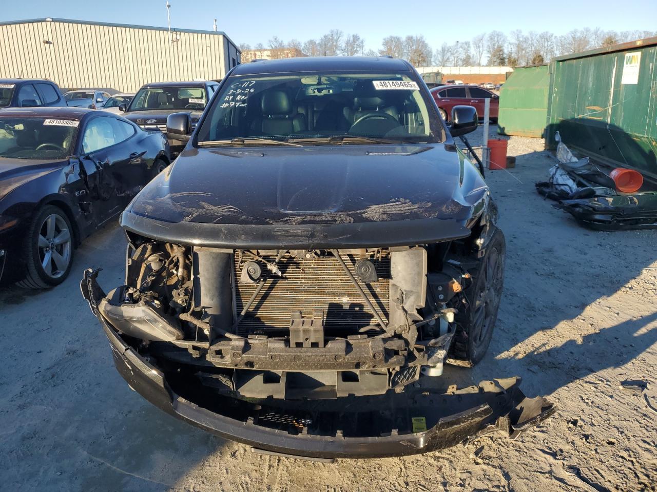 2013 Jeep Grand Cherokee VIN 1C4RJFATXDC614722 Copart auction photo, front end damage thumbnail 5
