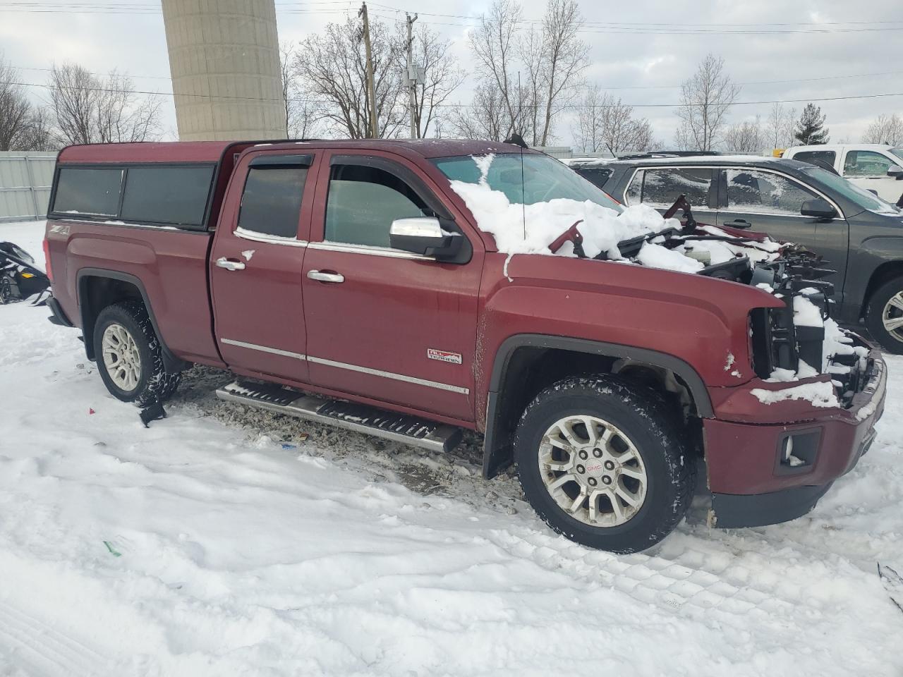 2015 GMC Sierra VIN 1GTV2UECXFZ249209 Copart auction photo, front end damage thumbnail 4