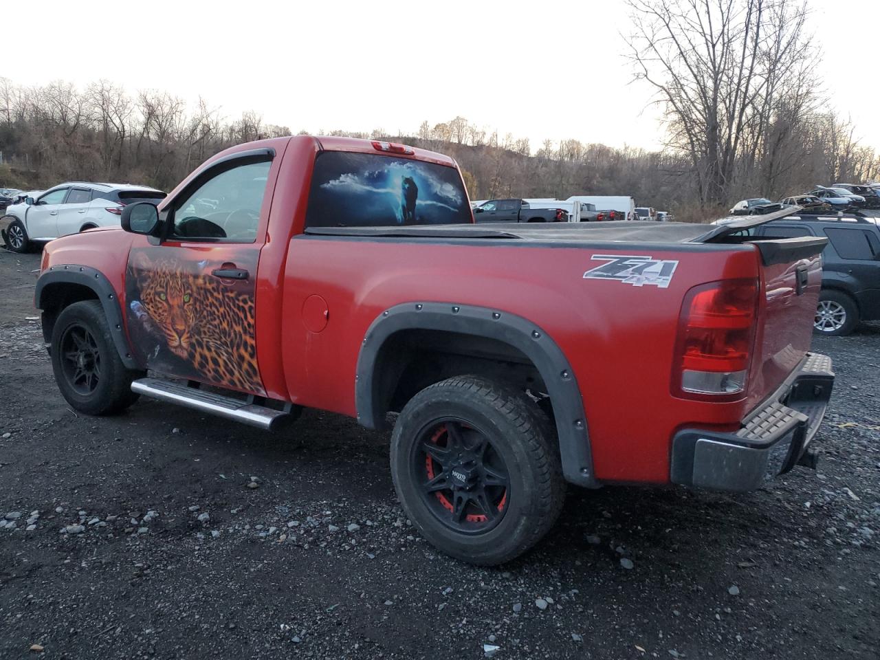 2013 GMC Sierra VIN 1GTN2VE02DZ144057 Copart auction photo, front end / minor dent/scratches damage thumbnail 2