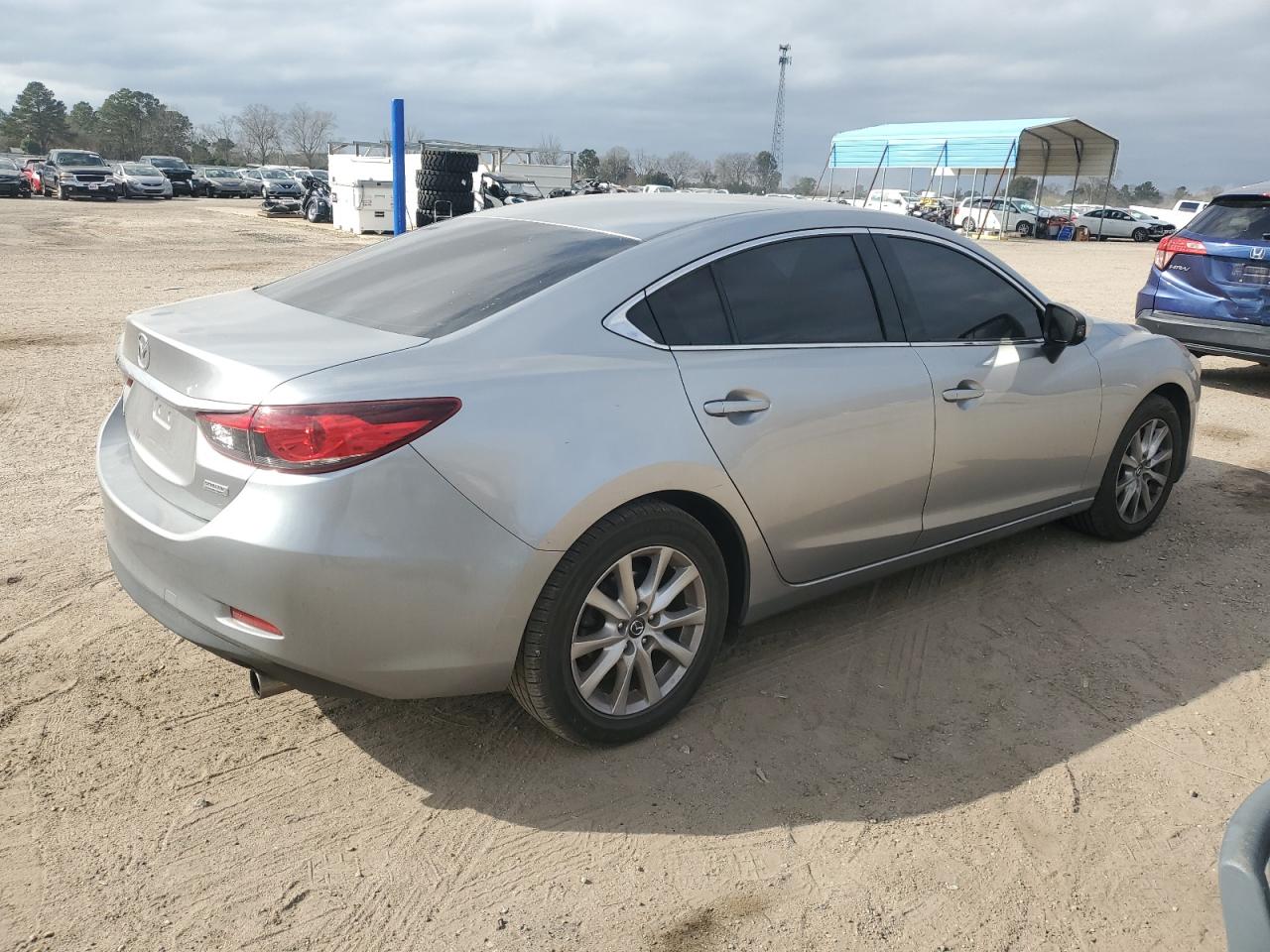 2015 Mazda 6 VIN JM1GJ1U51F1208902 Copart auction photo, side damage thumbnail 3