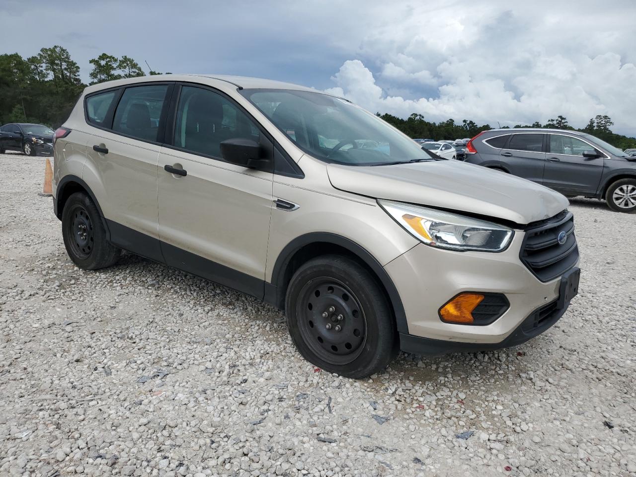 2017 Ford Escape VIN 1FMCU0F77HUB49544 Copart auction photo, side damage thumbnail 4