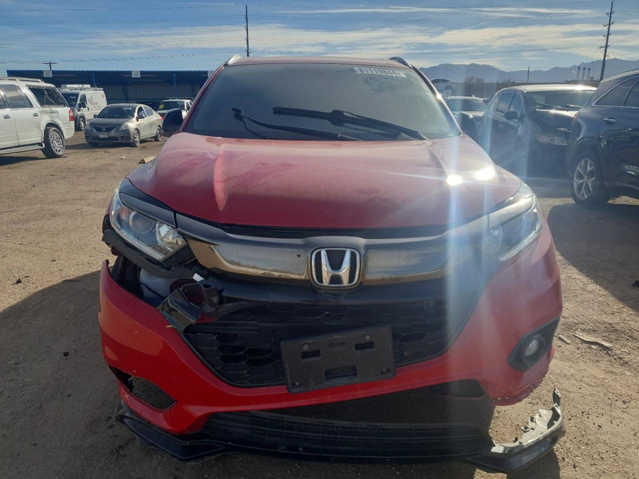2020 Honda HR-V VIN 3CZRU6H16LM700614 Copart auction photo, front end damage thumbnail 5