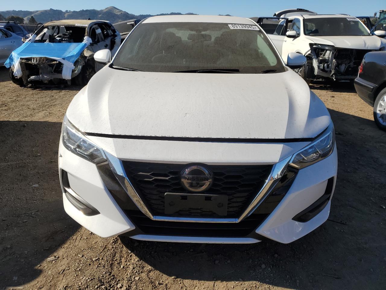 2021 Nissan Sentra VIN 3N1AB8BV2MY243829 Copart auction photo, side damage thumbnail 5