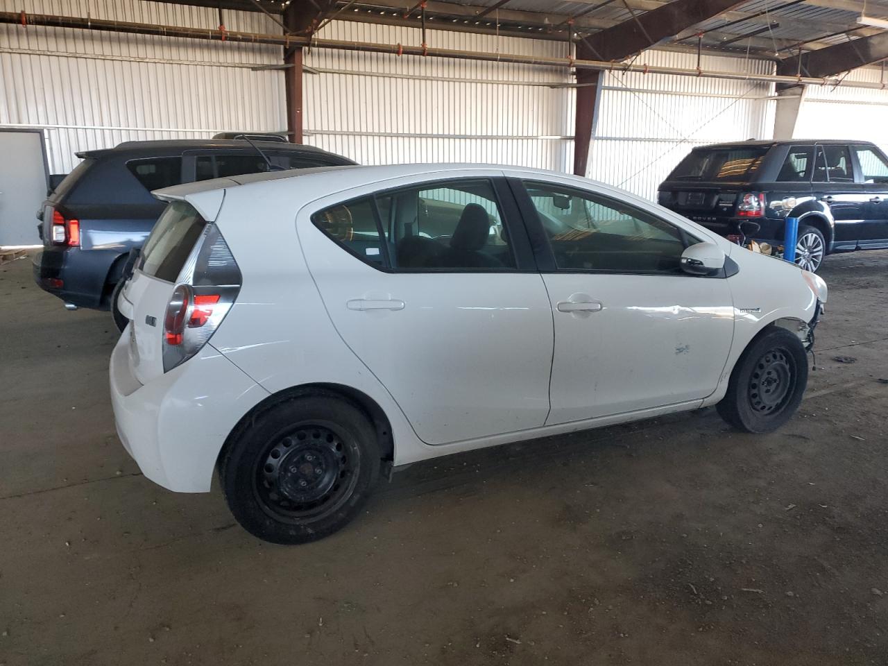 2014 Toyota Prius VIN JTDKDTB35E1070522 Copart auction photo, front end damage thumbnail 3