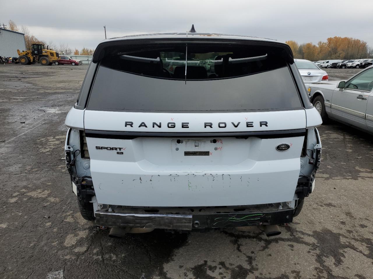 2020 Land Rover Range Rover VIN SALWR2SU7LA723749 Copart auction photo, rear end / front end damage thumbnail 6