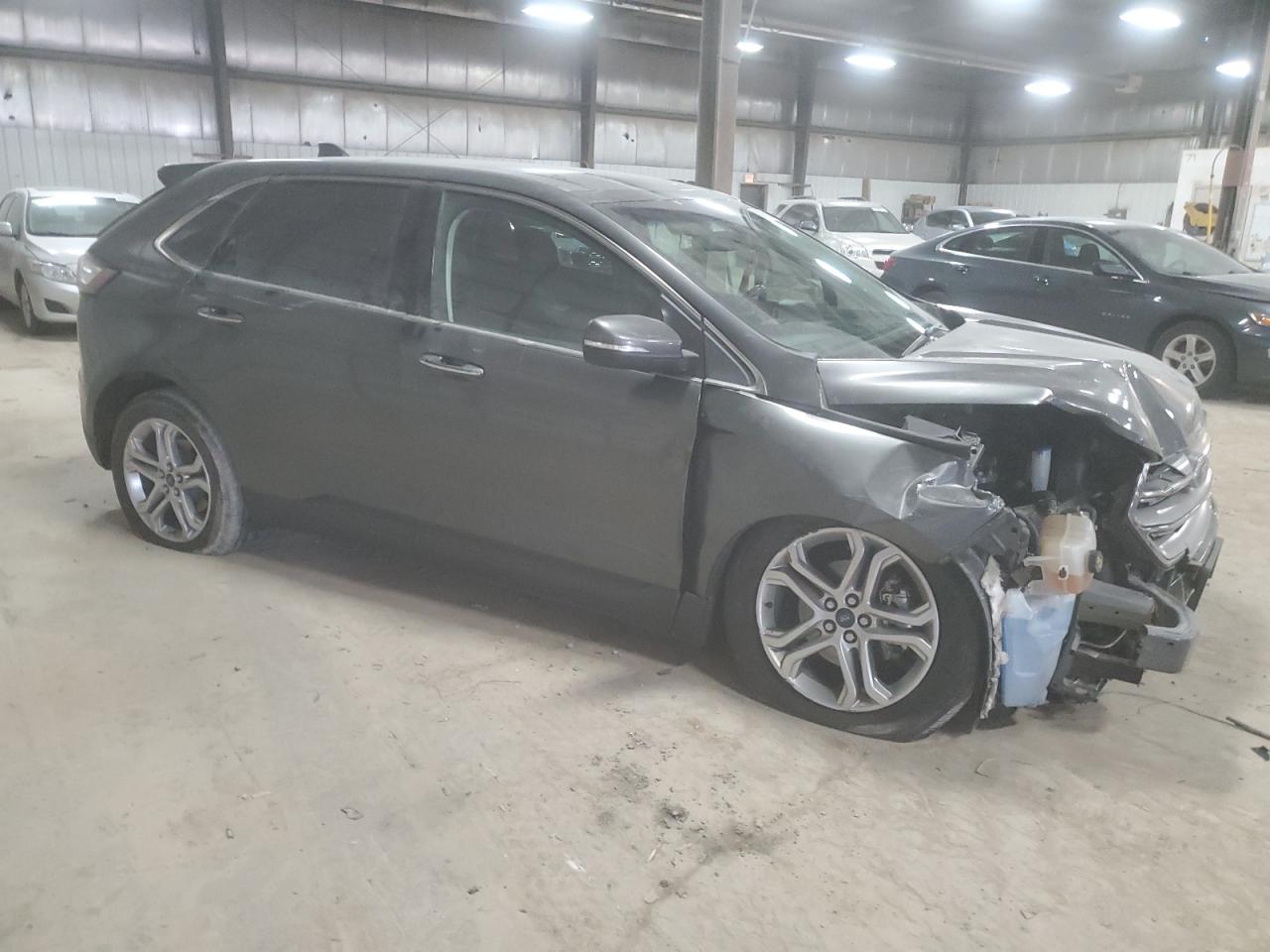 2018 Ford Edge VIN 2FMPK3K91JBB07298 Copart auction photo, front end / rear end damage thumbnail 4