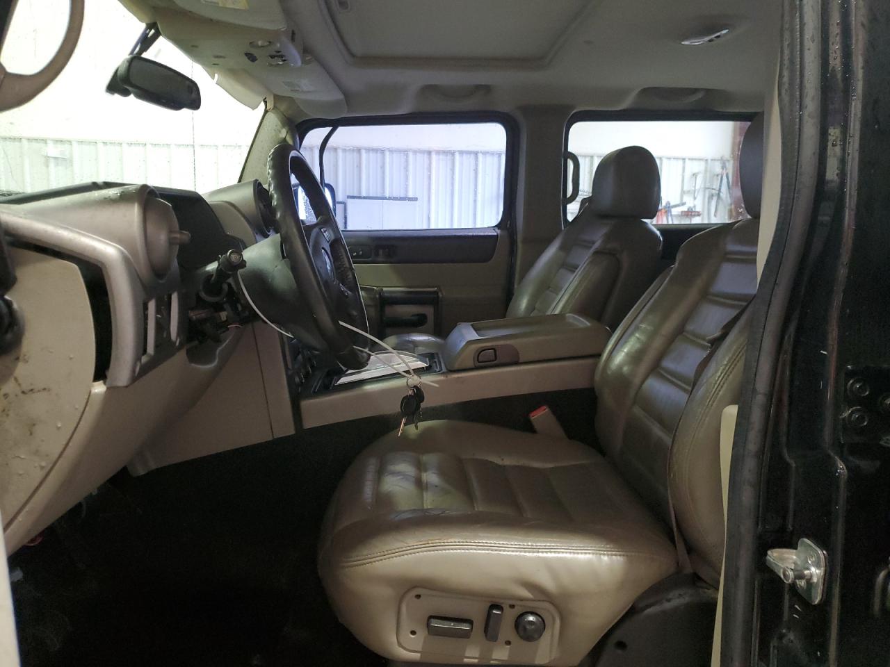 2004 Hummer H2 VIN 5GRGN23U74H102864 Copart auction photo, front end / side damage thumbnail 7