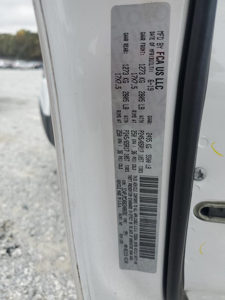 2019 Jeep Grand Cherokee VIN 1C4PJMCX6KD480391 Copart auction photo, side damage thumbnail 13