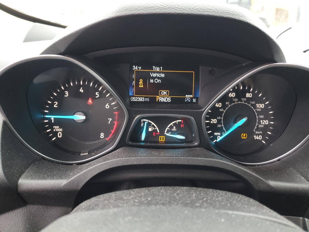 2019 Ford Escape VIN 1FMCU0GD7KUB19665 Copart auction photo, side / front end damage thumbnail 9