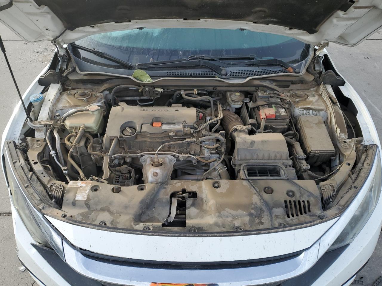 2016 Honda Civic VIN 19XFC2F57GE210063 Copart auction photo, side / front end damage thumbnail 12