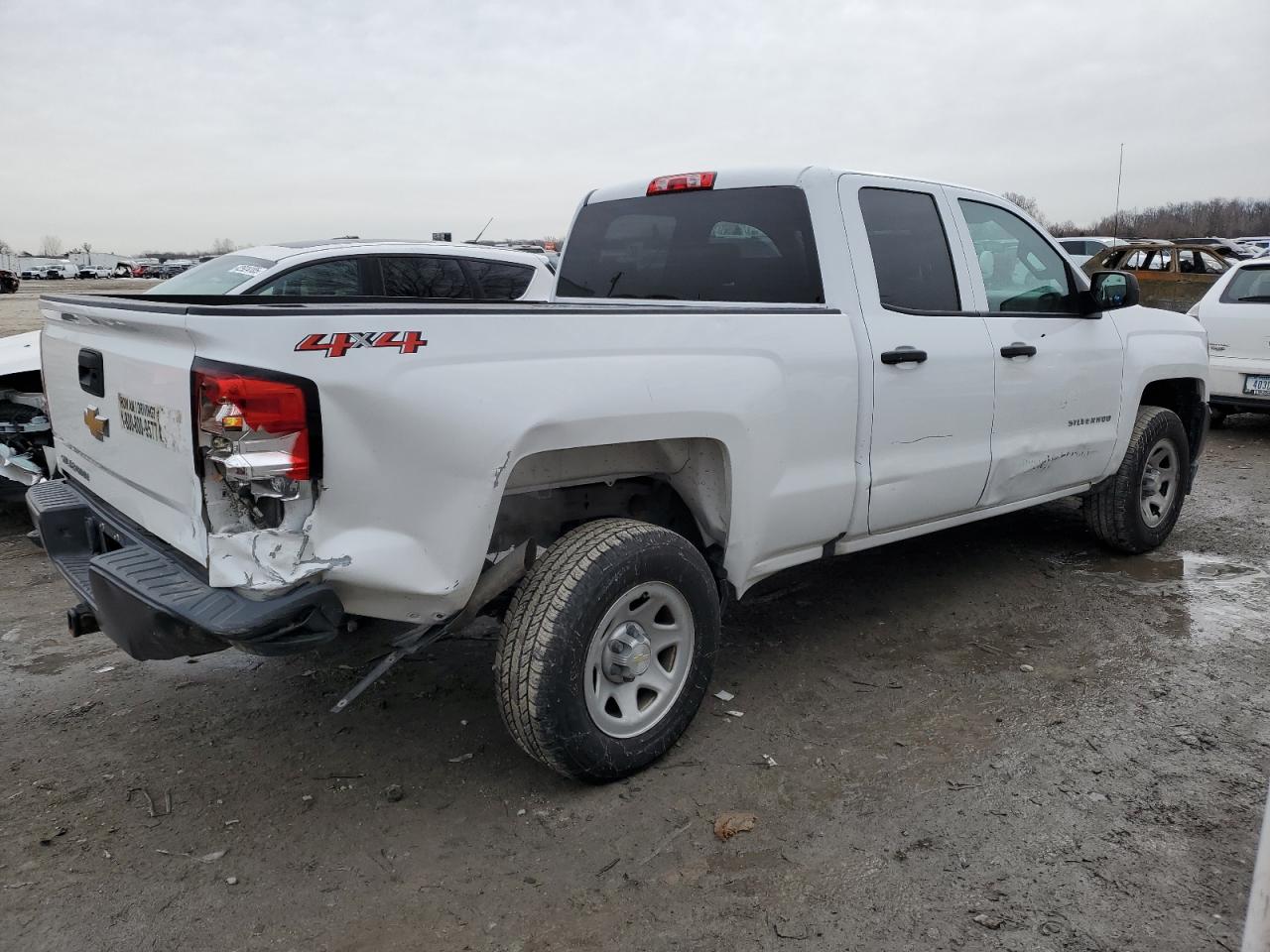 2018 Chevrolet Silverado VIN 1GCVKNEC9JZ325341 Copart auction photo, side / rear end damage thumbnail 3