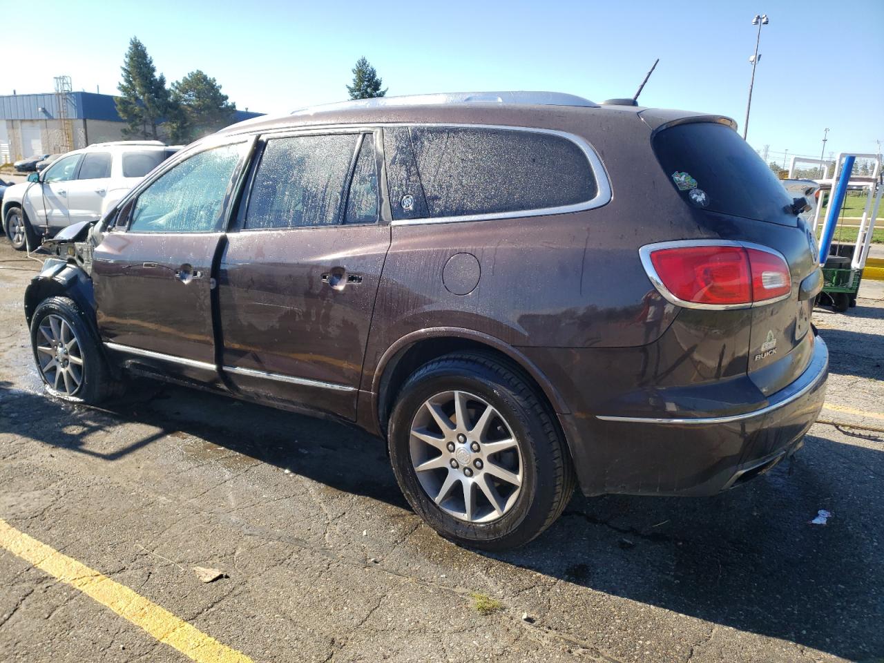 2017 Buick Enclave VIN 5GAKVBKD3HJ265895 Copart auction photo, front end / side damage thumbnail 2