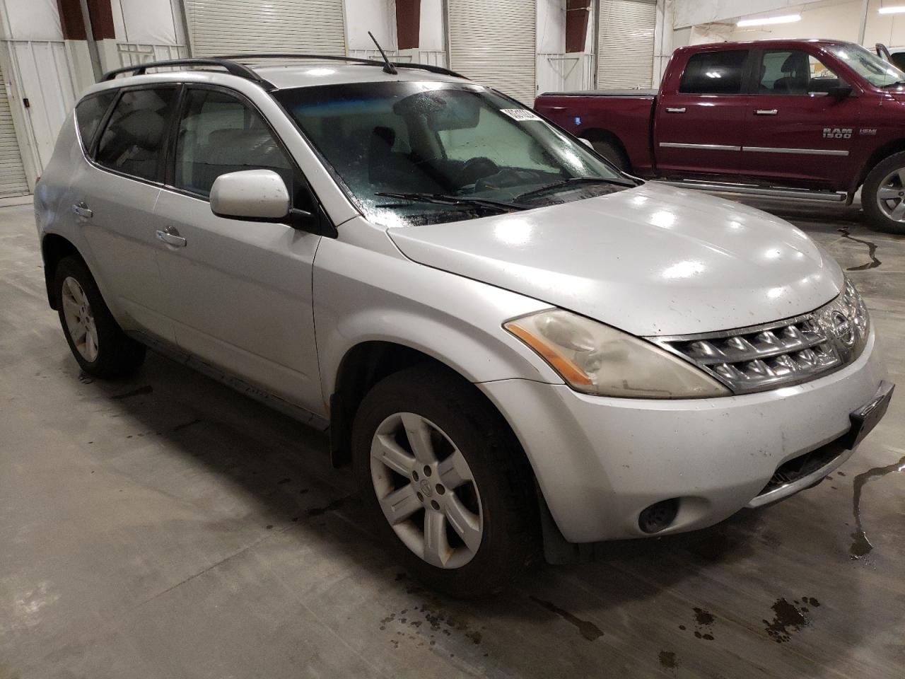 2007 Nissan Murano VIN JN8AZ08W57W609969 Copart auction photo, hail damage thumbnail 4
