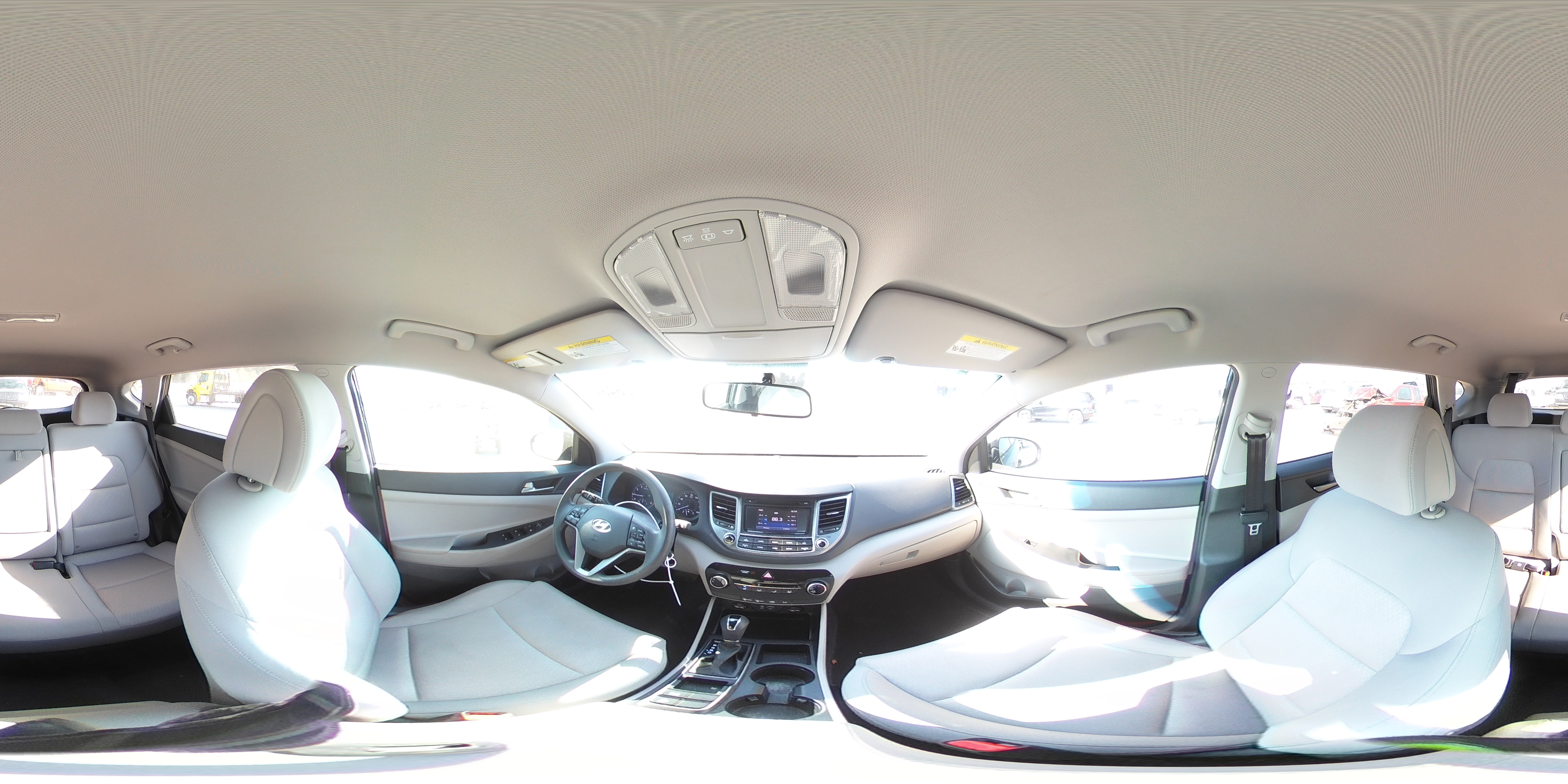 2017 Hyundai Tucson VIN KM8J33A46HU580899 Copart auction photo, rear end damage thumbnail 14