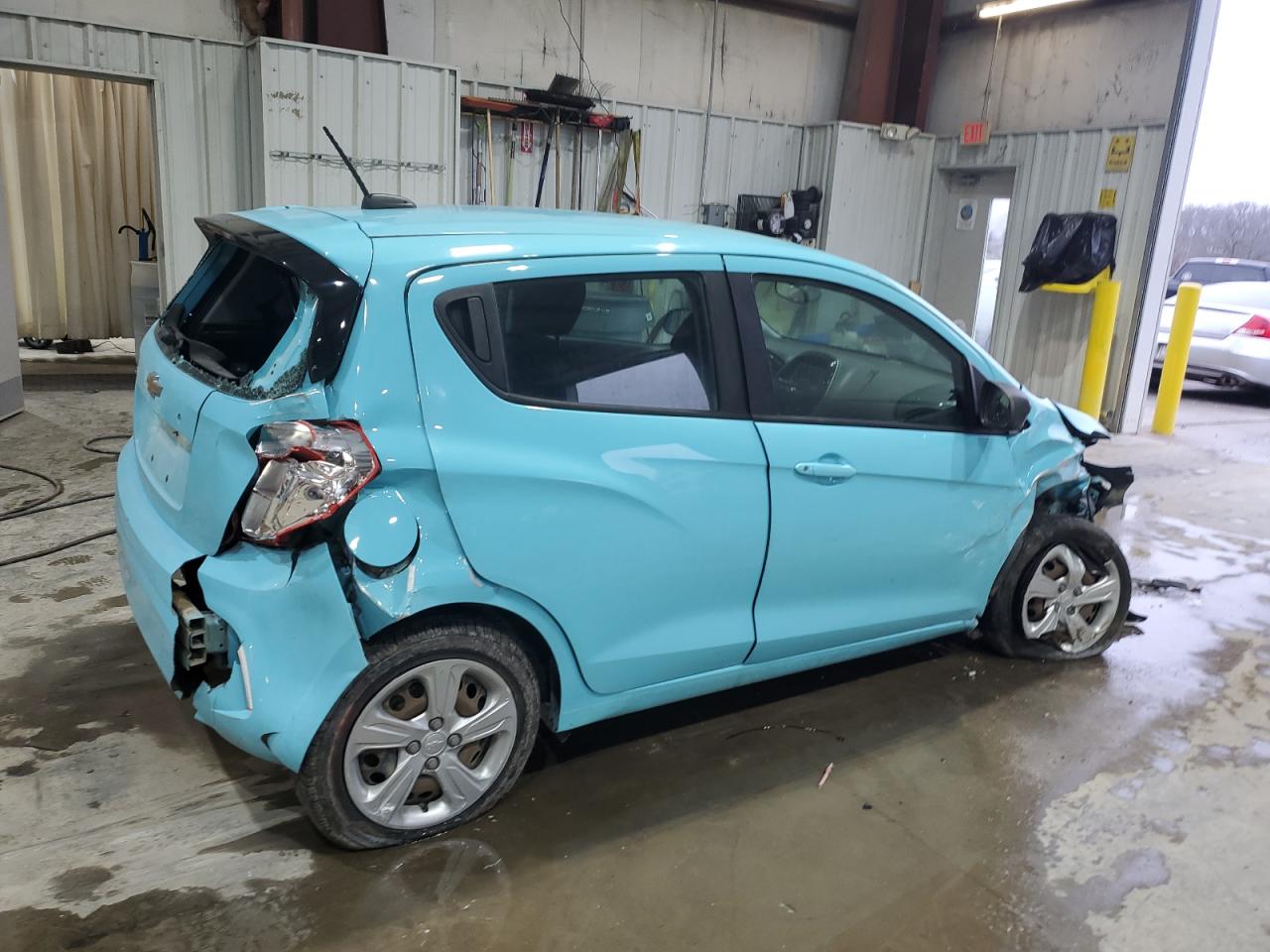 2021 Chevrolet Spark VIN KL8CB6SA7MC707366 Copart auction photo, front end / hail damage thumbnail 3