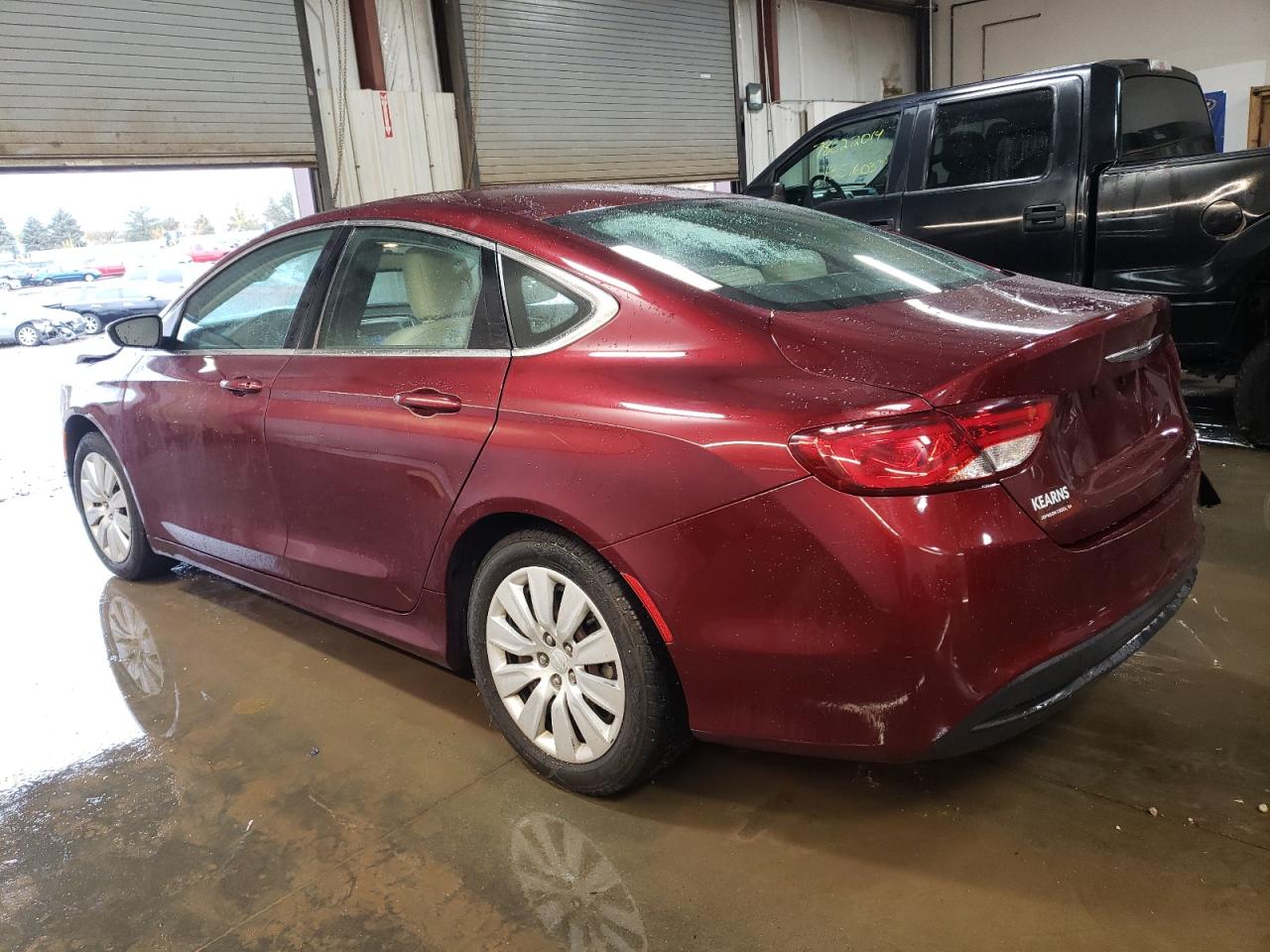 2015 Chrysler 200 VIN 1C3CCCFBXFN586057 Copart auction photo, front end / rear end damage thumbnail 2