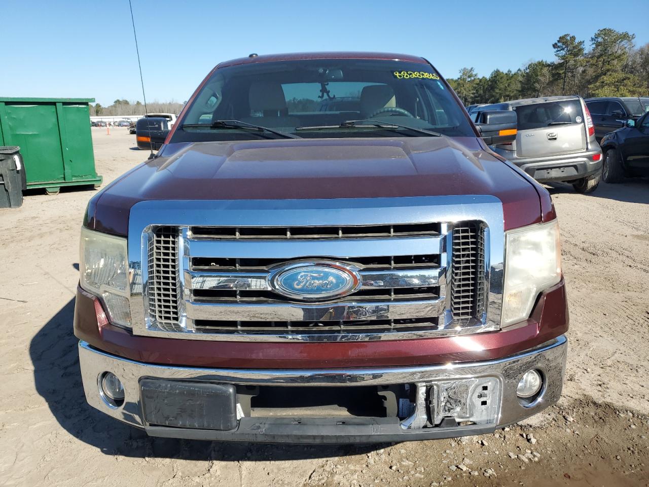 2009 Ford F-150 VIN 1FTRX12899KB42781 Copart auction photo, rear end / front end damage thumbnail 5