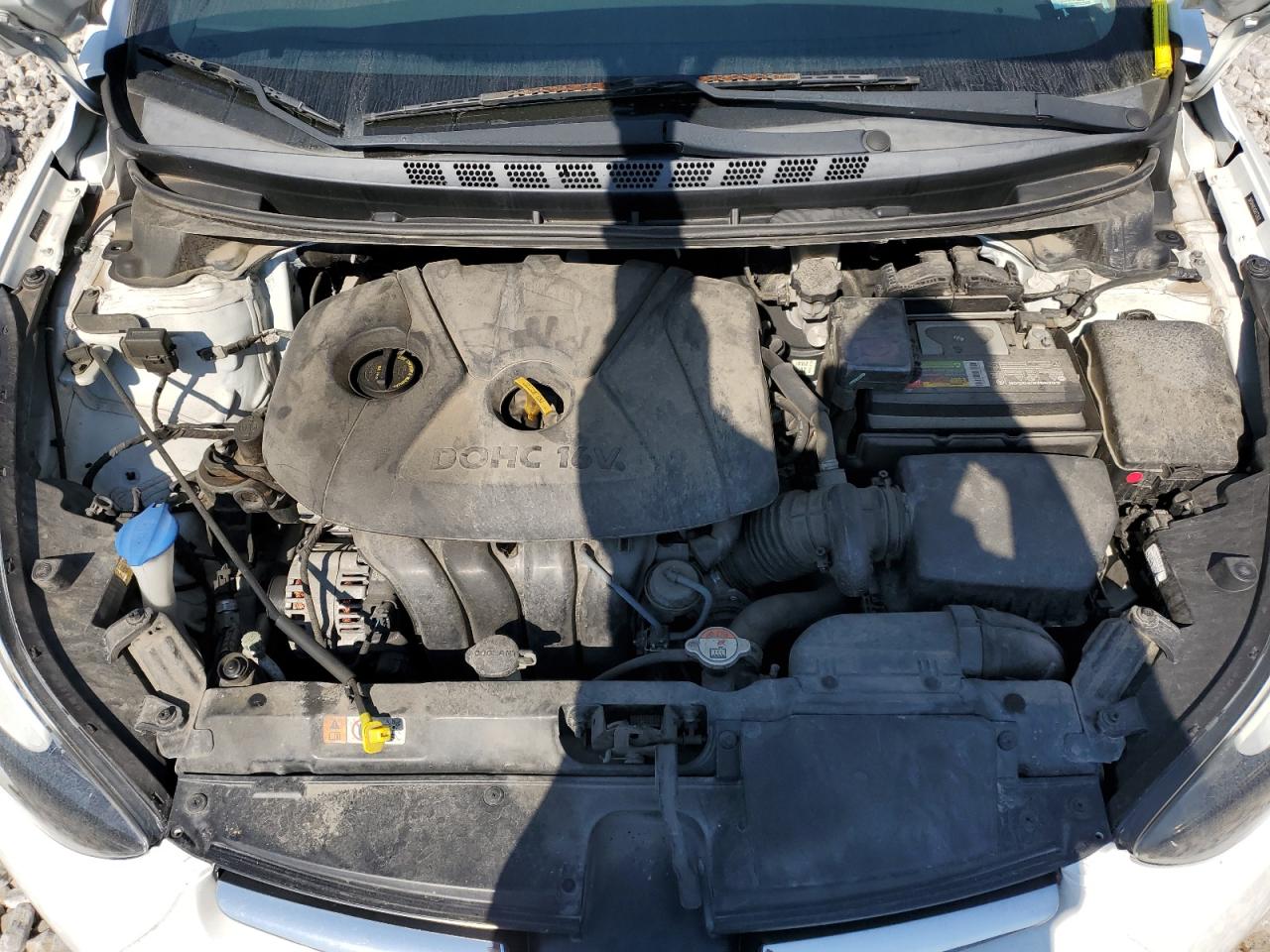 2016 Hyundai Elantra VIN 5NPDH4AE4GH772610 Copart auction photo, side damage thumbnail 11