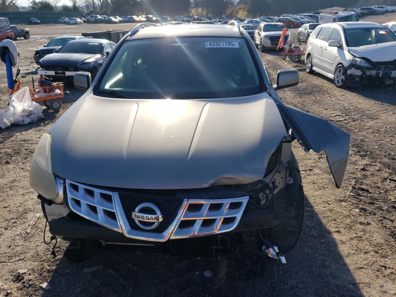 2011 Nissan Rogue VIN JN8AS5MV9BW670698 Copart auction photo, front end damage thumbnail 5