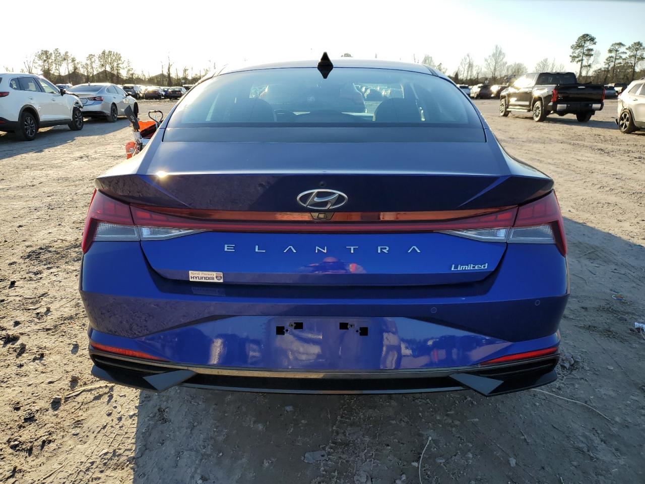 2023 Hyundai Elantra VIN KMHLP4AG8PU589857 Copart auction photo, front end / side damage thumbnail 6