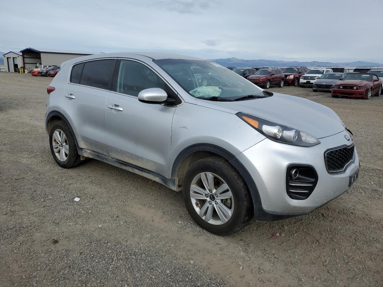 2019 KIA Sportage VIN KNDPMCACXK7574936 Copart auction photo, front end / minor dent/scratches damage thumbnail 4